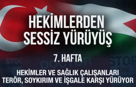 Elazığ'da Hekimler ve Sağlık Çalışanları Terör Soykırım ve İşgale Karşı Yürüyor!