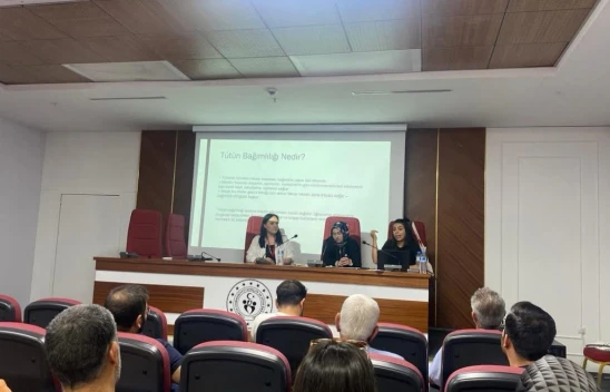 Elazığ'da 'Hepimizin Sağlığı İçin' Sigarayı Bırakma Eğitimi Düzenlendi