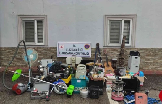 Elazığ'da jandarma ekipleri hırsızlara göz açtırmıyor: 2 tutuklama