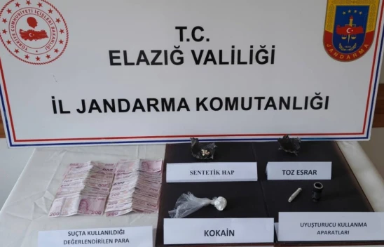 Elazığ'da Jandarmadan Uyuşturucu Operasyonu: 1 Kişi Tutuklandı