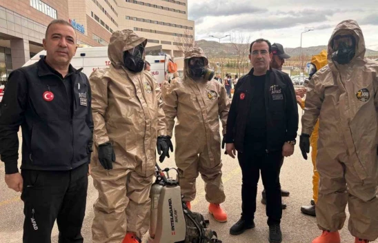 Elazığ'da KBRN tatbikatı yapıldı