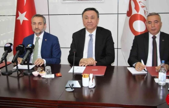 Elazığ'da, Kırgızistan-Türkiye İş Fırsatları Toplantısı Yapıldı