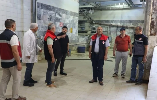 Elazığ'da Kırmızı Et Kesimhanelerine Sıkı Denetim!