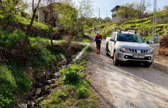 Elazığ'da Haşere ile Mücadele Sürüyor