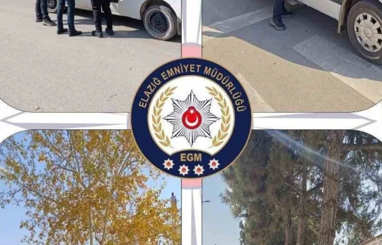 Elazığ'da okul önlerinde asayiş uygulaması sürüyor