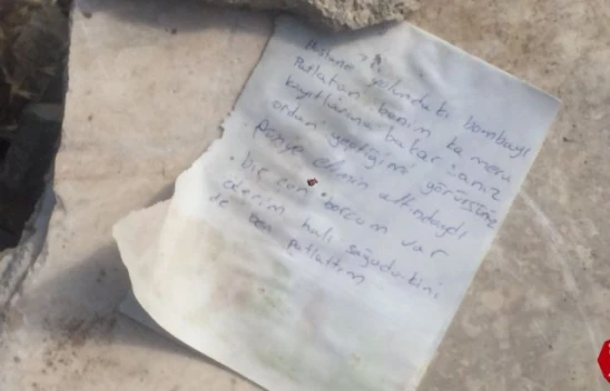 Yanan Araçta Bombayı Ben Patlattım Notları Dikkat Çekti