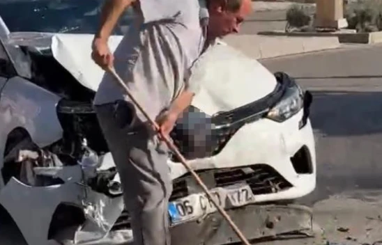 Elazığ'da otomobil ile minibüs çarpıştı: 1 yaralı