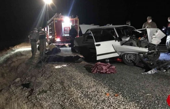 Elazığ Çemişgezek Yolunda Feci Kaza, Karı Koca Hayatını Kaybetti