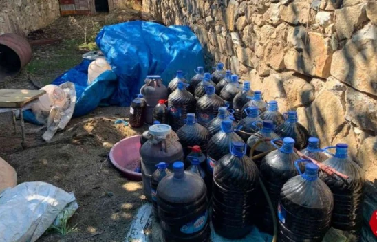 Elazığ'da sahte içki operasyonu: 2 gözaltı