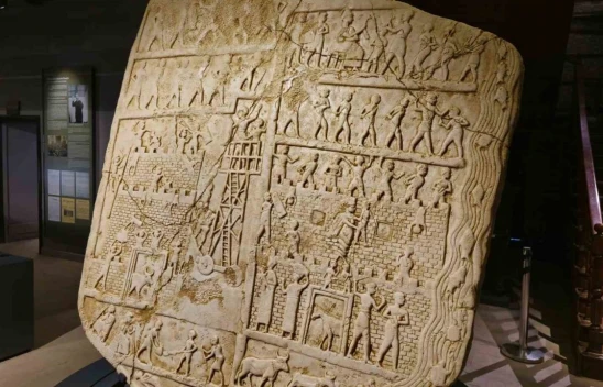 Elazığ'da sergilenen 4 ton ağırlığındaki 4 bin yıllık Harput kabartması tarihe ışık tutuyor