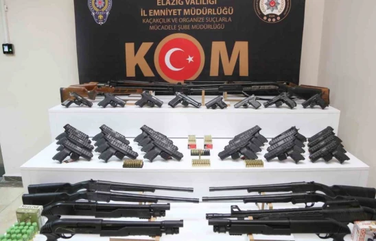 Elazığ Polisinden Silah Kaçakçılarına Darbe, 9 Gözaltı