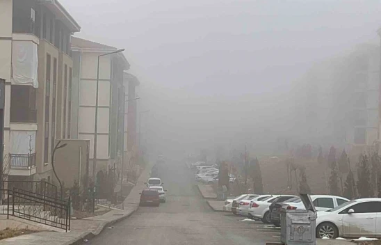 Elazığ'da sis etkisini sürdürüyor