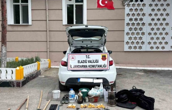 Elazığ'da sit alanda kazı yapan 5 kişi yakalandı