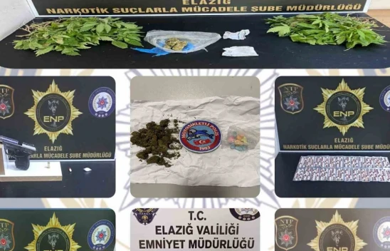 Elazığ'da sokak satıcılarına operasyon: 4 tutuklama
