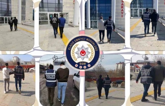 Elazığ'da Son Bir Ayda 95 Aranan Şahıs Yakalandı