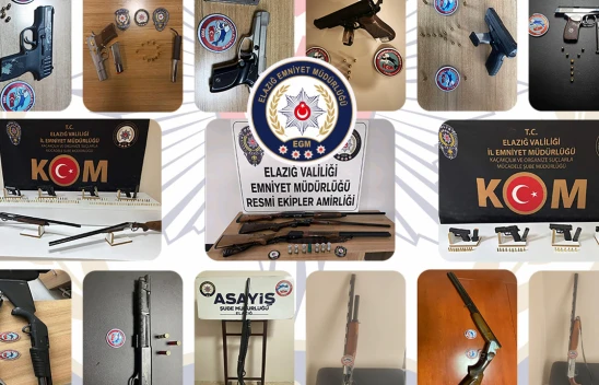 Elazığ'da Son Bir Ayda Büyük Asayiş Operasyonu: 115 Hükümlü Cezaevine Gönderildi