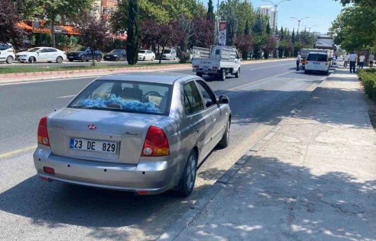 Malatya Caddesinde tır ile otomobil çarpıştı: 1 yaralı