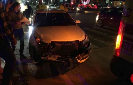 Elazığ'da trafik kazası : 1 yaralı