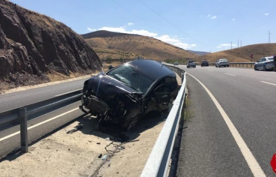Elazığ'da trafik kazası: 1 ağır yaralı