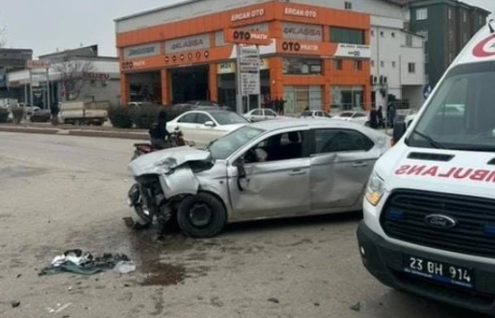 Elazığ'da trafik kazası: 1 yaralı