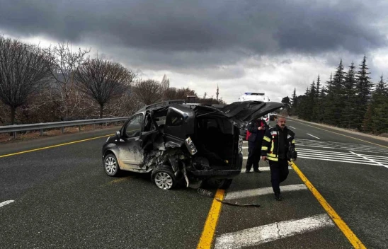 Elazığ'da trafik kazası: 2 yaralı