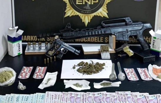 Elazığ'da Uyuşturucu Operasyonu: Çok Sayıda Madde Ele Geçirildi