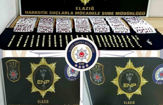 Elazığ'da uyuşturucu operasyonu: 5 tutuklama