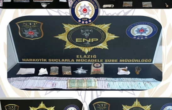 Elazığ'da Uyuşturucu Operasyonu: 11 Şüpheli Tutuklandı
