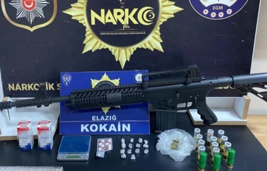 Elazığ'da uyuşturucu satıcısı tutuklandı
