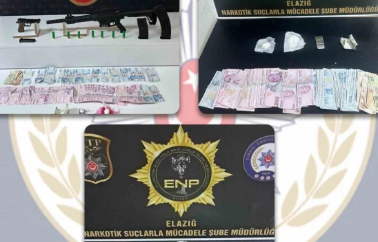 Elazığ'da uyuşturucu tacirlerine nefes aldırılmıyor