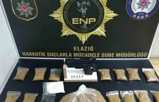 Elazığ'da uyuşturucu ticaretine 2 tutuklama