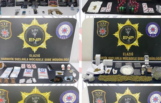Elazığ'da Uyuşturucuya Geçit Yok: Son Bir Ayda 19 Tutuklama