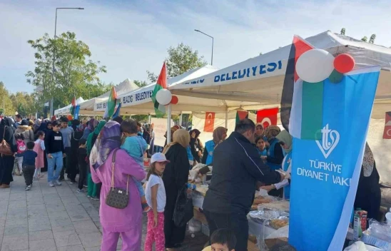 Elazığ'dan Filistin ve depremzedeler için anlamlı destek