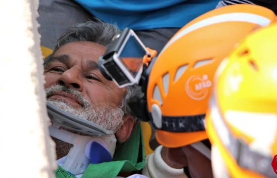 Elazığ Depreminin Merkez Üssünde Enkaz Arama ve Kurtarma Tatbikatı