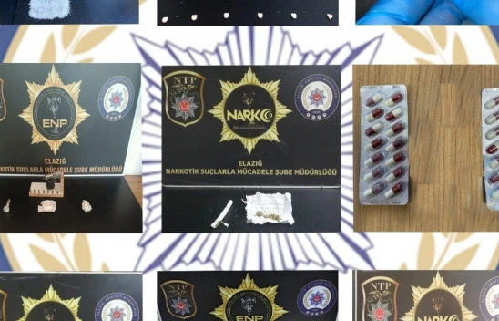 Elazığ polisi uyuşturucu tacirlerine göz açtırmıyor
