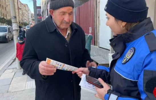 Elazığ polisinden deprem bilinçlendirme çalışması