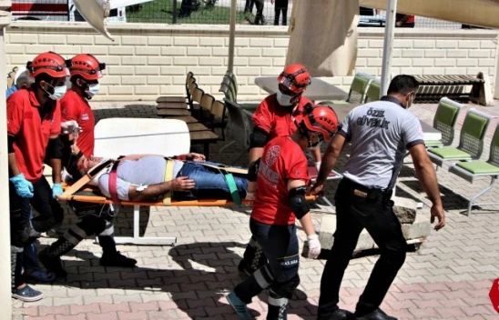 Elazığ Ruh Sağlığı Hastanesindeki Deprem Ve Yangın Tatbikatı Nefes Kesti