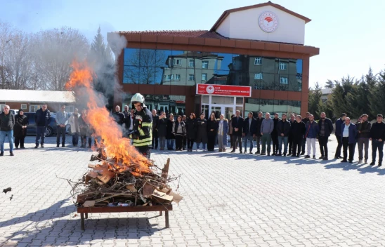 Elazığ Su Ürünleri Araştırma Enstitüsü'nde Yangın Eğitimi ve Tatbikat Gerçekleştirildi