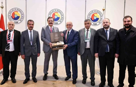 Elazığ Ticaret Borsası yönetimi, TOBB 81'inci Genel Kuruluna katıldı
