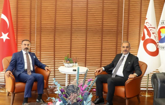 Elazığ TSO Başkanı İdris Alan, TOBB Yöneticisi Mehmet Tuncay Yıldırım'ı Ağırladı