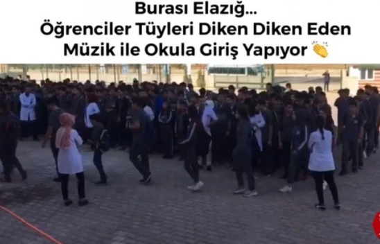 Elazığ'da Çekilen Video İlgi Odağı Oldu