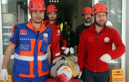 Baskil'de Deprem ve Yangın Tatbikatı