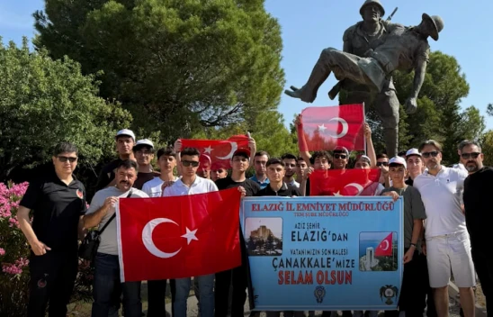 Elazığlı Öğrenciler Çanakkale Ruhunu Yerinde Yaşadı