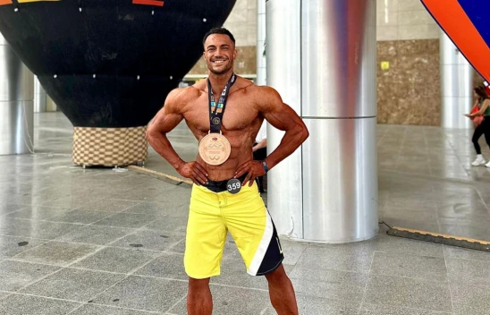 Elazığlı Sporcu Serdal Topal, Türkiye Üçüncüsü Oldu