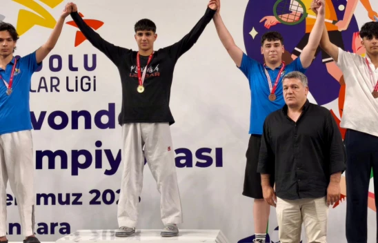 Elazığlı Taekwondocular Türkiye Üçüncüsü Oldu