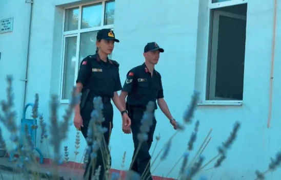 Elazığlı Teğmen Elifnur Dağdeviren, Muratlı'nın İlk Kadın Jandarma Komutanı Oldu