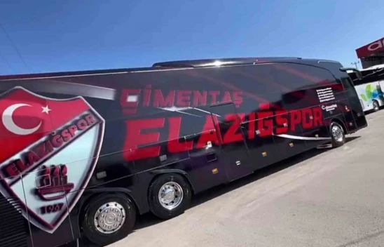 Elazığspor takım otobüsüne yeni giydirme