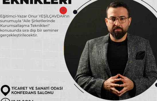 Elazığ TSO'dan Aile Şirketleri İçin Kurumsallaşma Konferansı