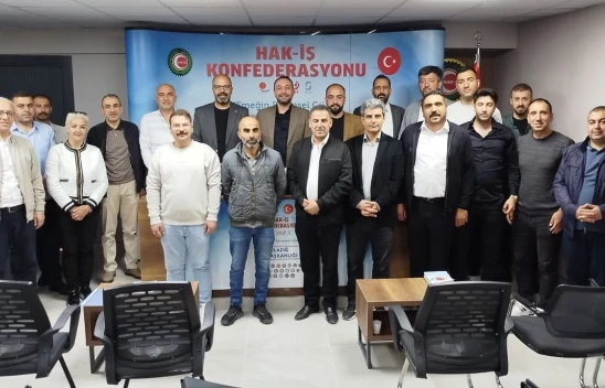 HAK-İŞ Elazığ'dan 1 Mayıs'a Güçlü Katılım: Hem Sahada Hem Meydanda Emek Mesajı!