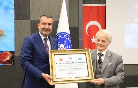 Kırım Türklerinin Lideri Kırımoğlu'na Elazığ'dan Fahri Hemşehrilik Beratı!